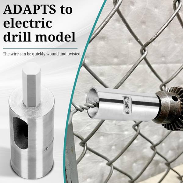 Drill-Powered Wire Twister Tool – Fast & Effortless Fence Wire Tying