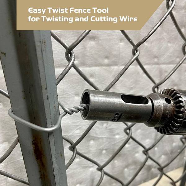 Drill-Powered Wire Twister Tool – Fast & Effortless Fence Wire Tying