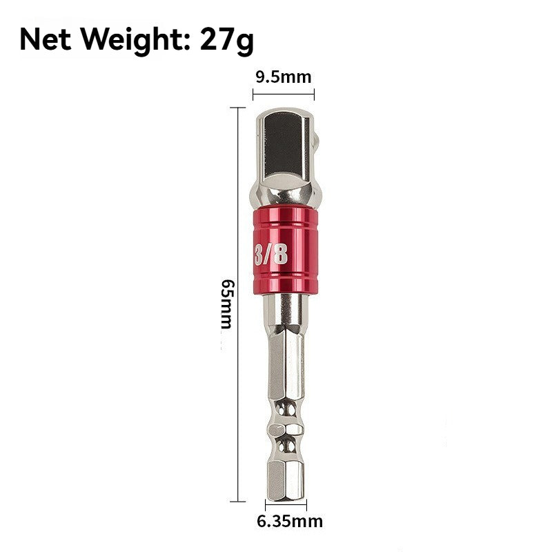 Multi-Function Universal Socket Wrench Tool - Universal Maintenance Tool, Adjustable Universal Socket Wrench, Universal Socket Tool for 3/8" Drive Ratchet Torque Wrench & Power Drill