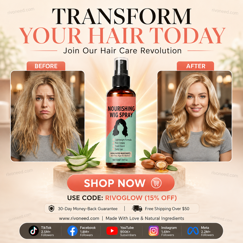 Lightweight No-Rinse Nourishing Wig Spray