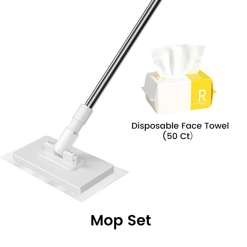 🧹Now only 40% off!💥Disposable Dust Mop with 4 Reusable Cloths