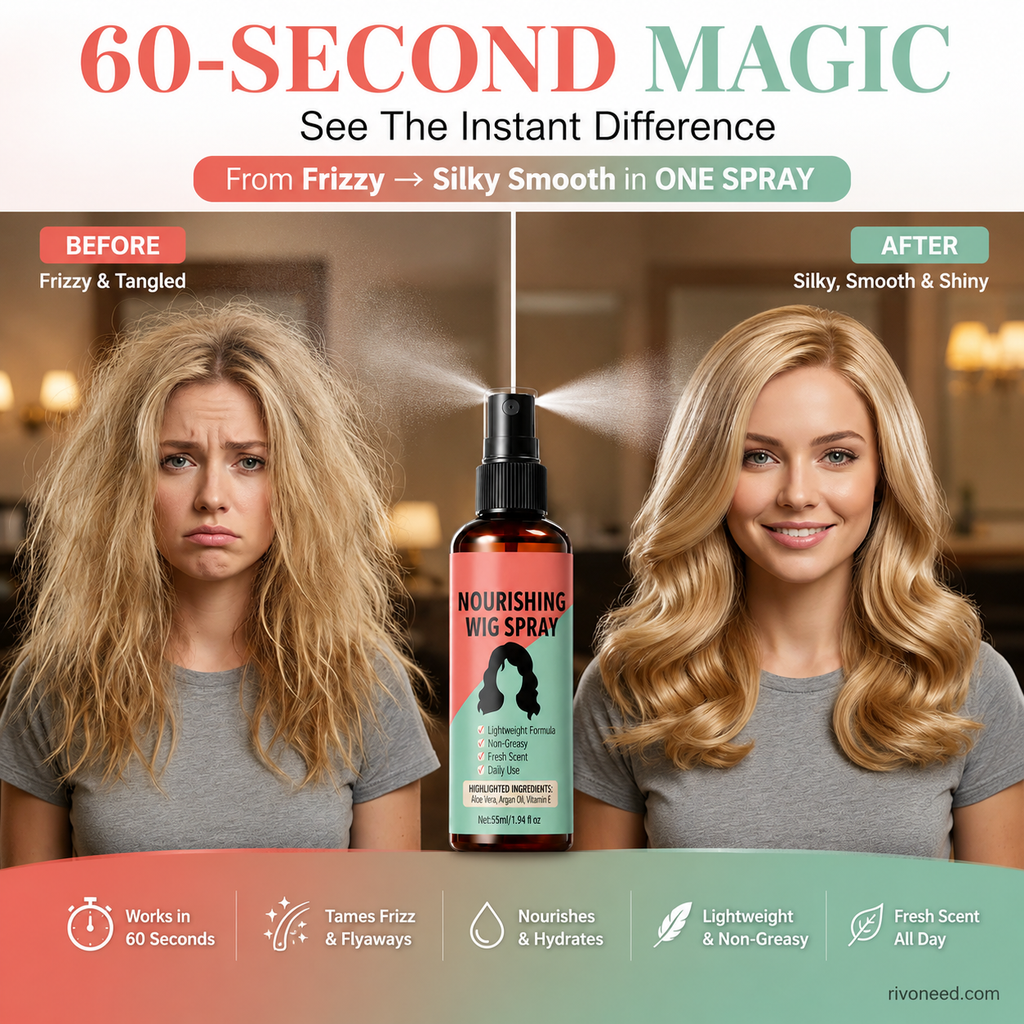 Lightweight No-Rinse Nourishing Wig Spray
