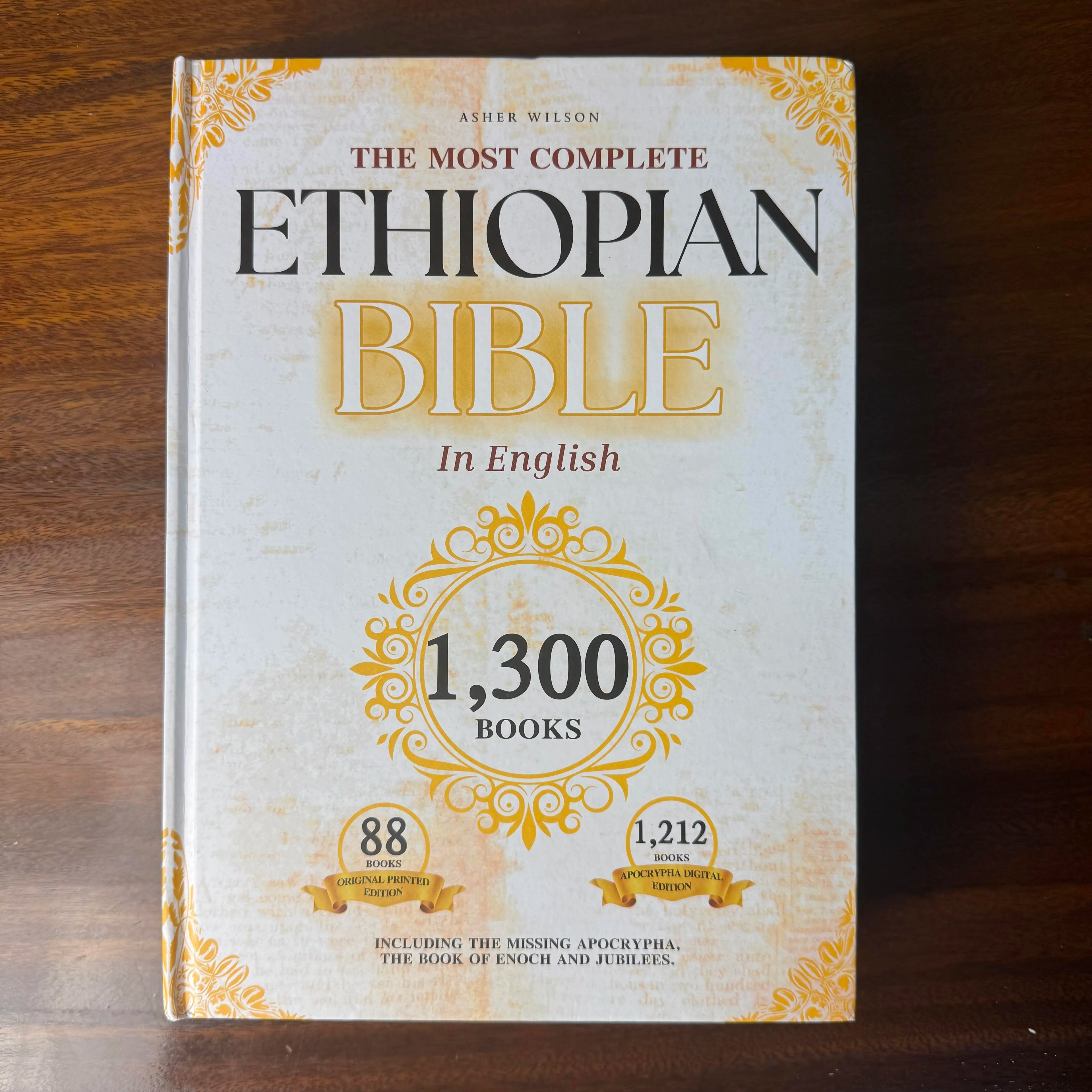 Hardcover Edition – The Complete Ethiopian Bible in English | 88 Scriptures Including Apocrypha, Book of Enoch, Jubilees & Sibylline Oracles | Study Christian Bible | Handy Size | 1,500 Books (88 Print + 1,412 Digital)
