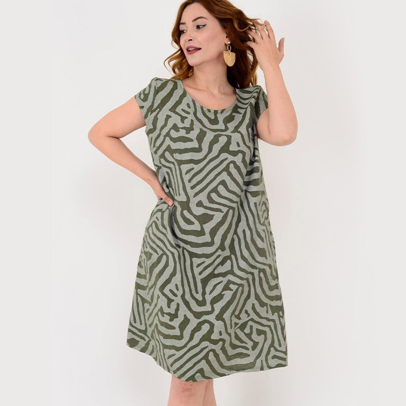 🎁✨2025 New Boho Vintage Casual T-Shirt Dress💃