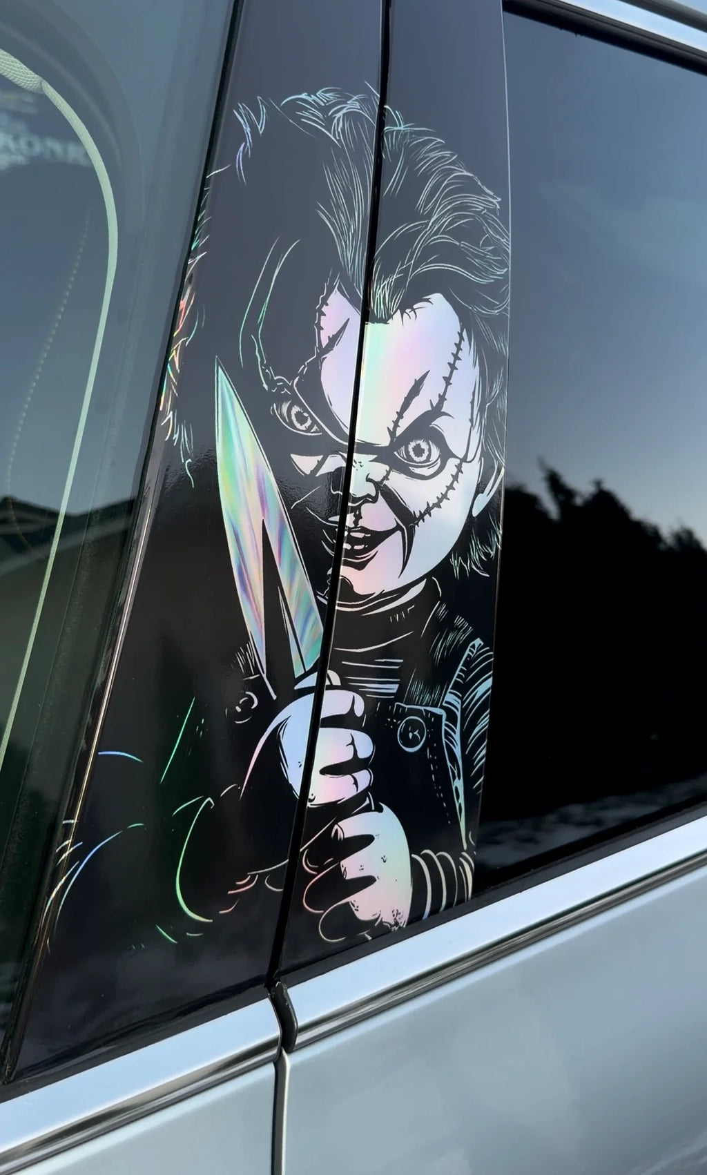 Car pillar wrapping – High-quality vinyl sticker for the B-pillar, precisely fitting, matte or glossy