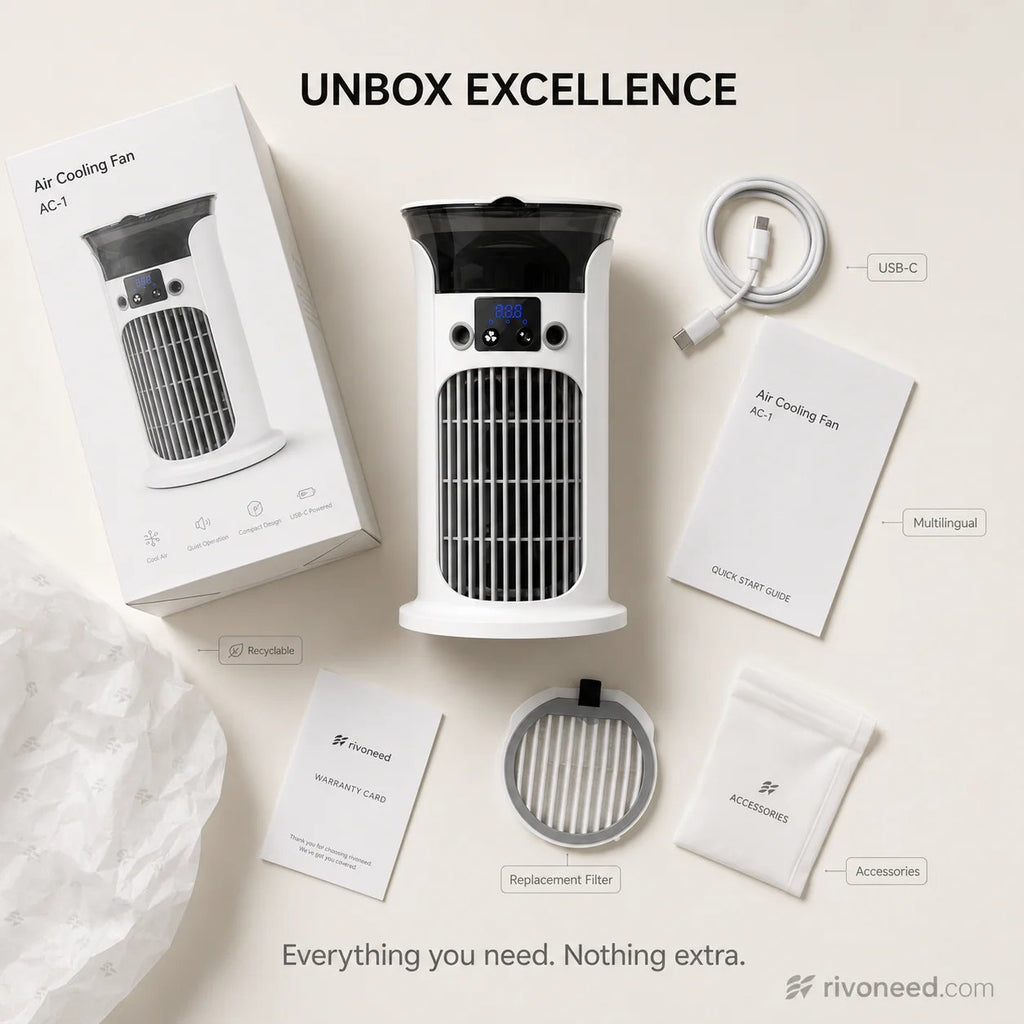 🔥Limited Time Promotion 🔥3-in-1 Desktop Air Cooler Fan