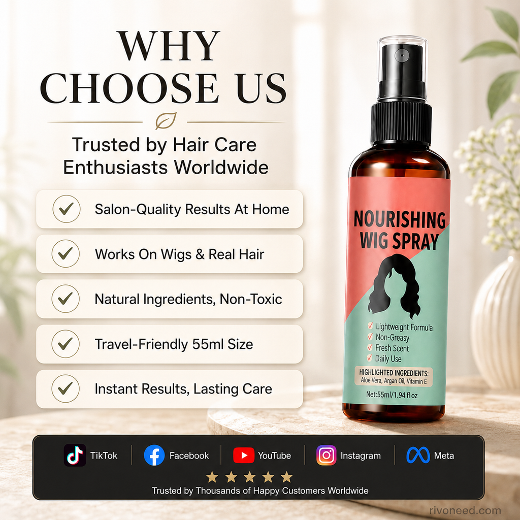 Lightweight No-Rinse Nourishing Wig Spray