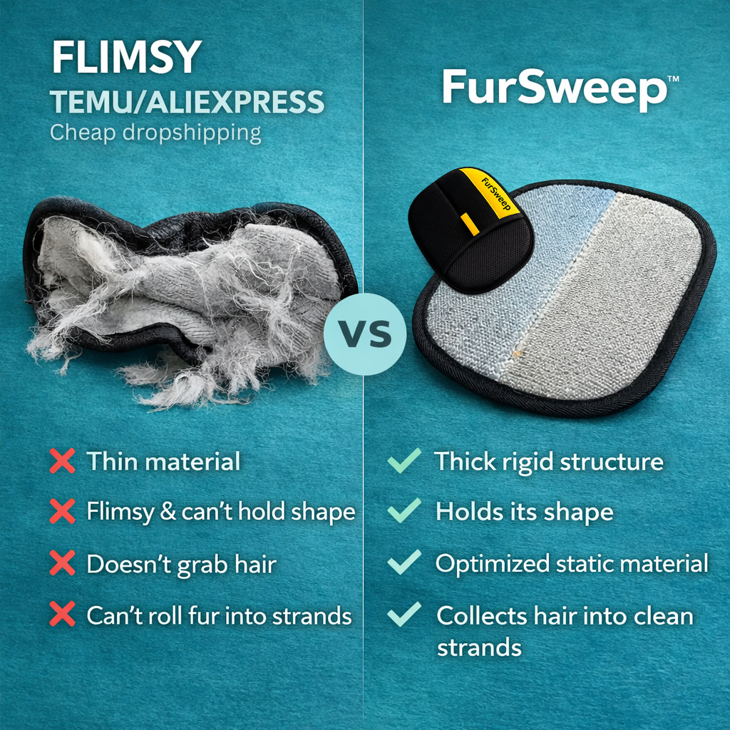 Pickquvo™ Glove — Remove ALL Pet Hair in One Swipe | PekoPets