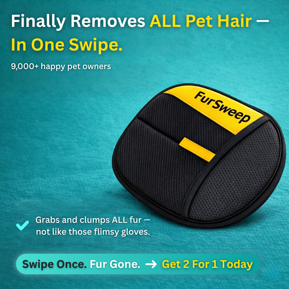Pickquvo™ Glove — Remove ALL Pet Hair in One Swipe | PekoPets