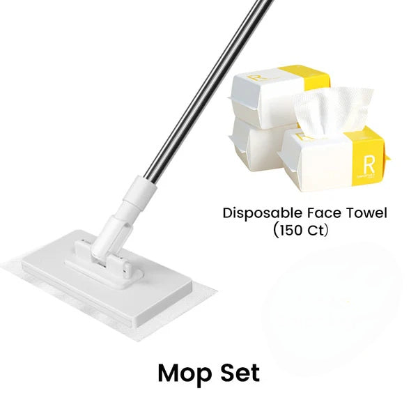 🧹Now only 40% off!💥Disposable Dust Mop with 4 Reusable Cloths