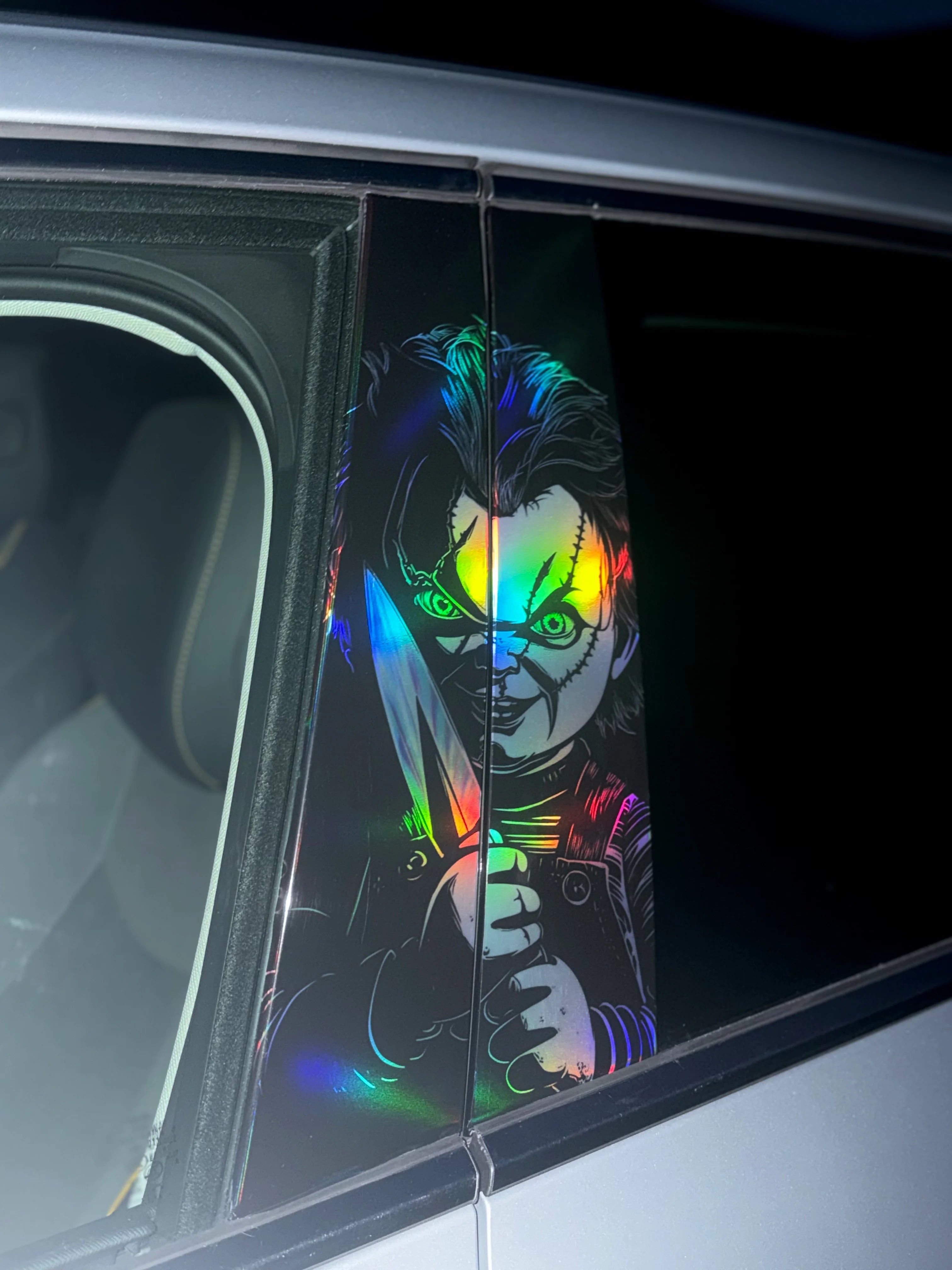 Car pillar wrapping – High-quality vinyl sticker for the B-pillar, precisely fitting, matte or glossy