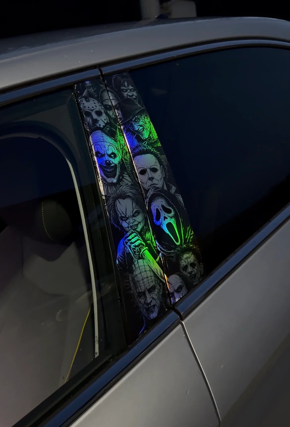 Car pillar wrapping – High-quality vinyl sticker for the B-pillar, precisely fitting, matte or glossy
