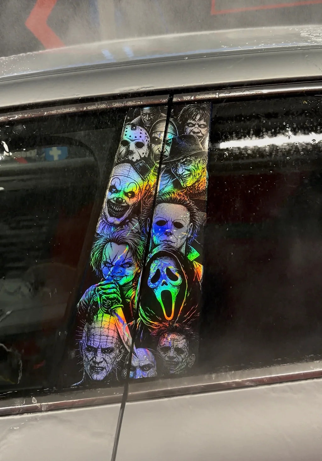 Car pillar wrapping – High-quality vinyl sticker for the B-pillar, precisely fitting, matte or glossy