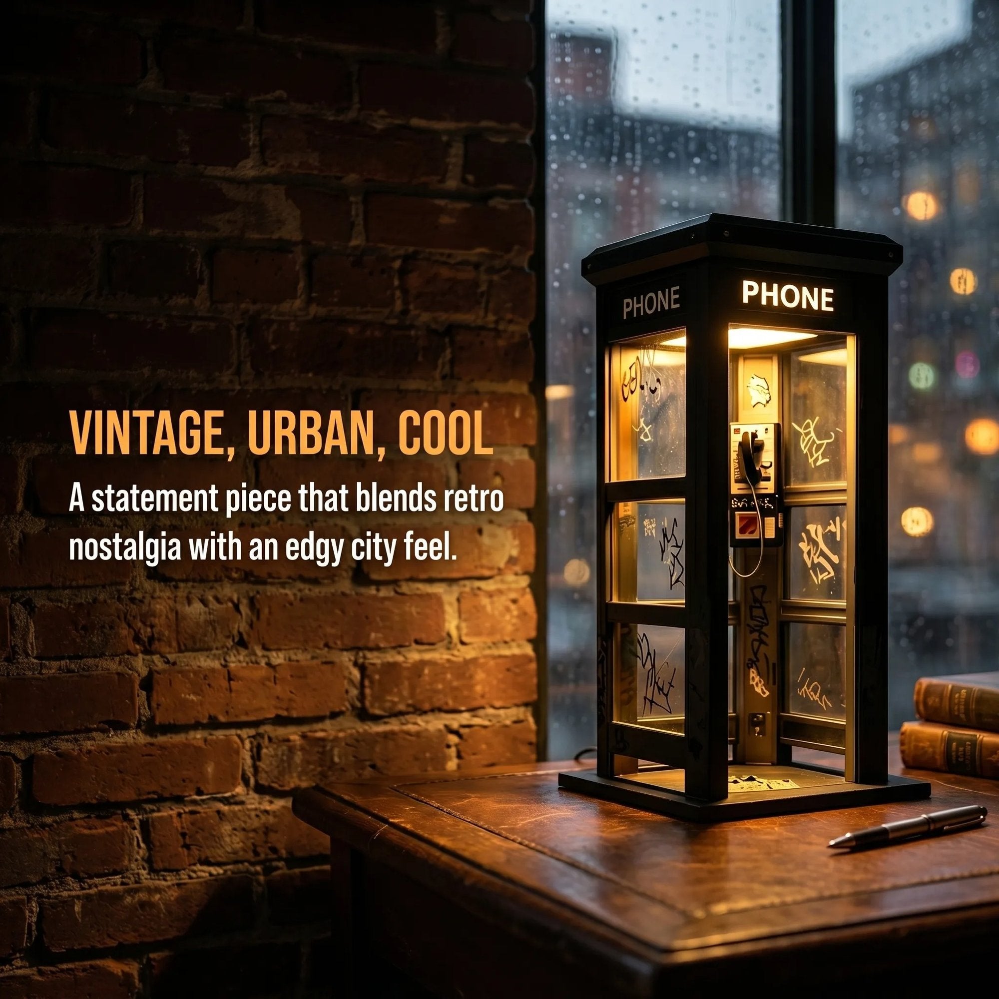 ✨Vintage Phone Booth Ambient Lamp