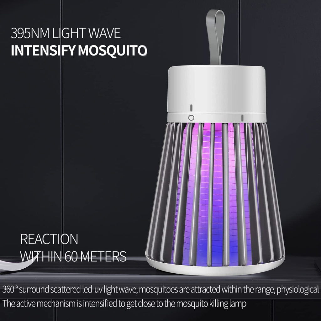 🦟USB/Rechargeable Portable Mosquito & Fly Trap Lamp for Indoor & Outdoor