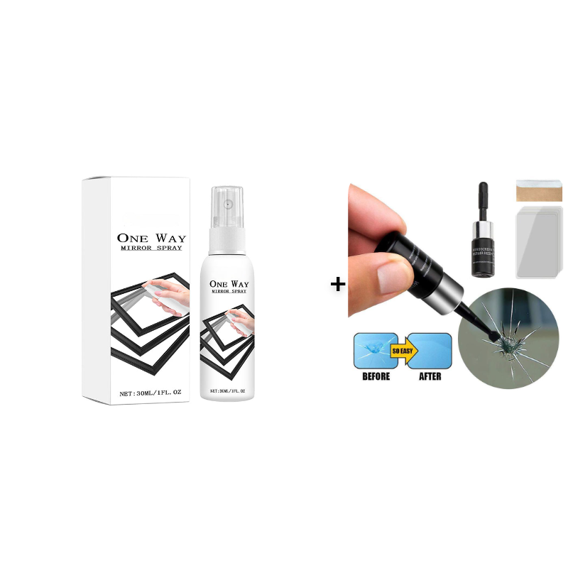 🪟 50% OFF Reflective Window Spray | One-Way Mirror Privacy Shield for Home & Car