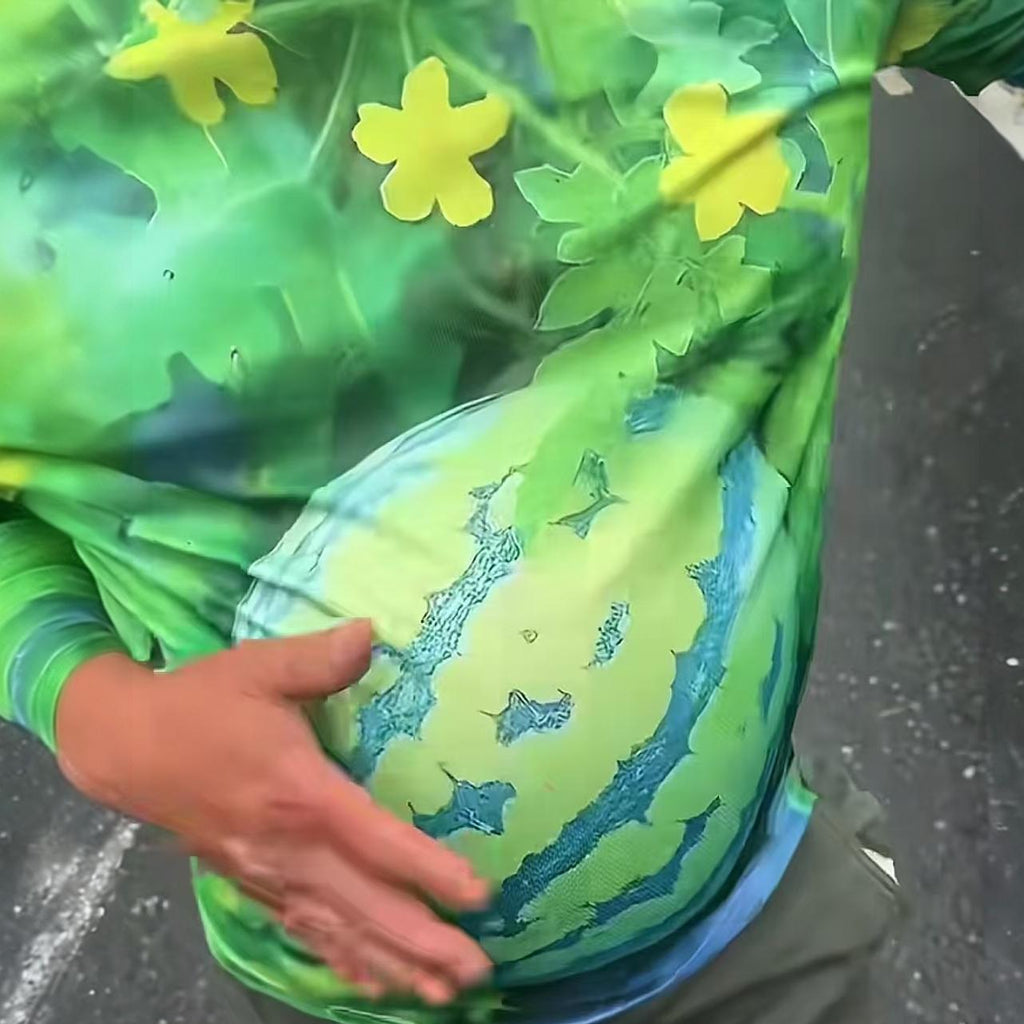 Watermelon T-shirt Short-sleeved Set - Cool Summer Printed Casual