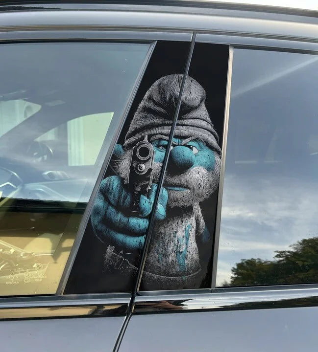 Car pillar wrapping – High-quality vinyl sticker for the B-pillar, precisely fitting, matte or glossy
