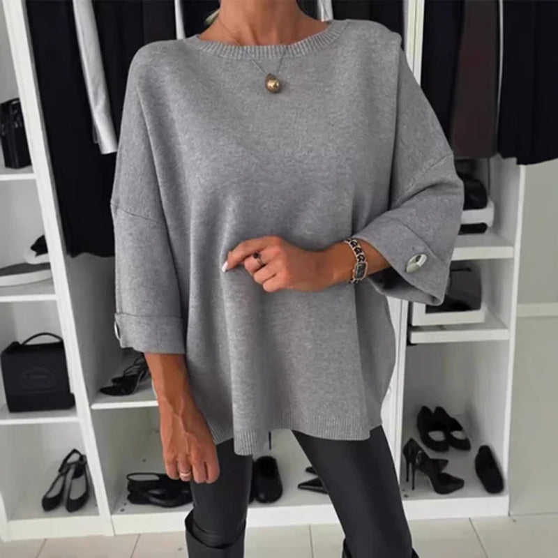 🎀Limited Sale 49% OFF🎀Women's Classic Solid Color Knit Top