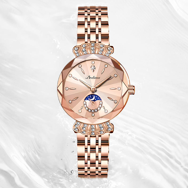 🎀49%OFF New Year Sale🎀Fashionable Diamond Moon Star Watch for Women