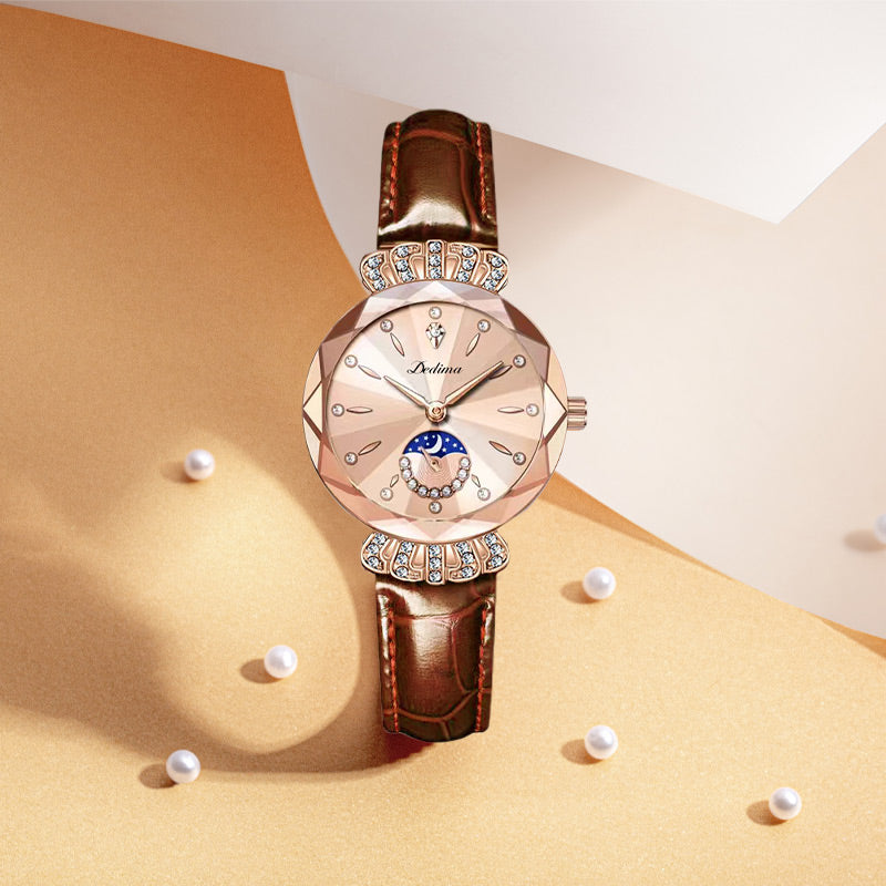 🎀49%OFF New Year Sale🎀Fashionable Diamond Moon Star Watch for Women
