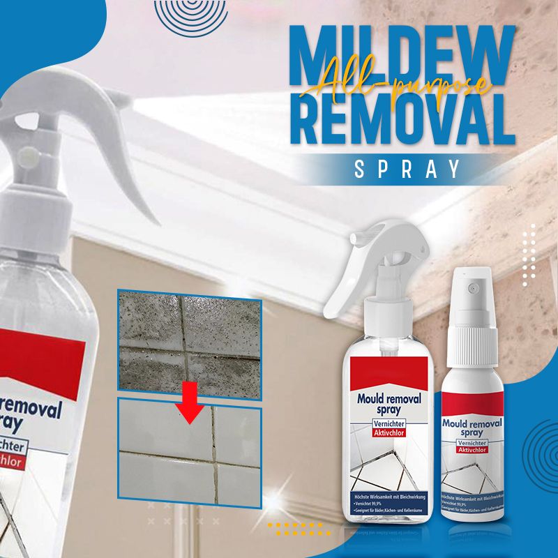 🦠 BUY 2 GET 1 FREE | All-Purpose Mildew Removal Spray for Bathroom, Walls & Tiles