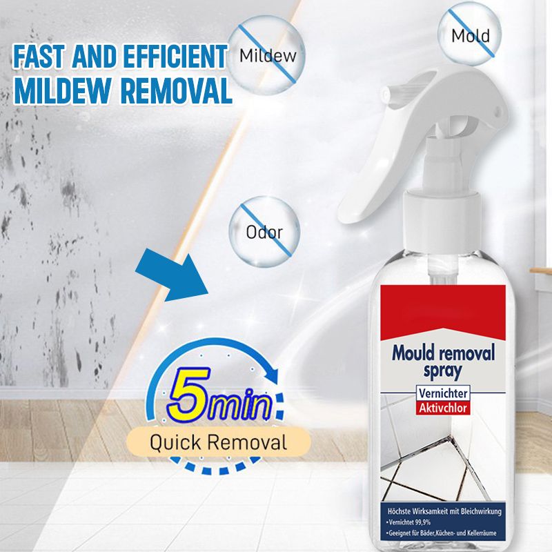 🦠 BUY 2 GET 1 FREE | All-Purpose Mildew Removal Spray for Bathroom, Walls & Tiles