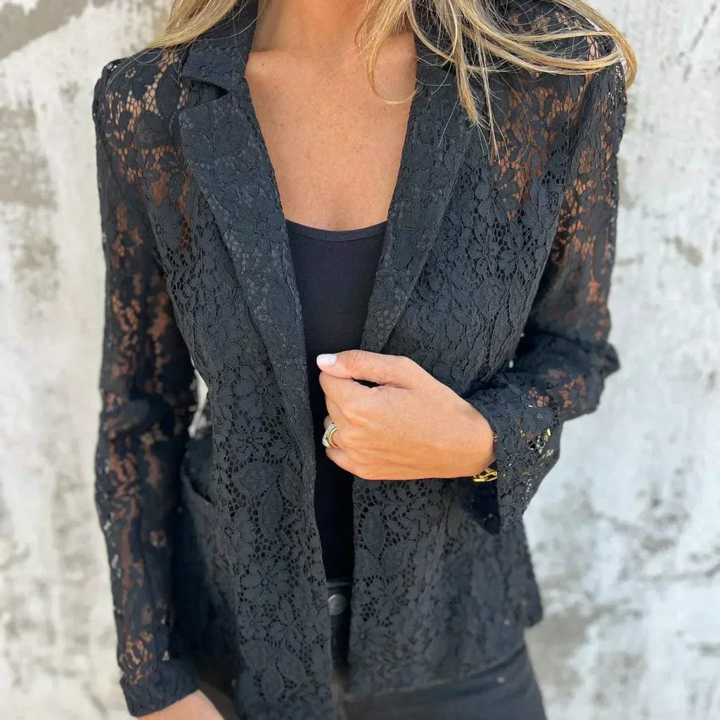 🔥 Hot Sale 49%OFF🔥All-Over Lace Mesh Blazer