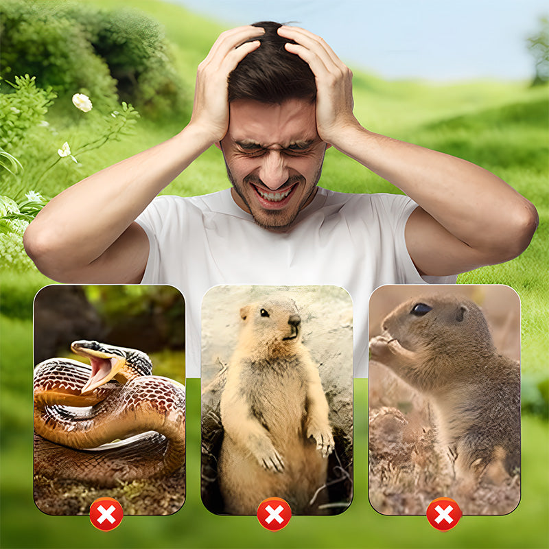 🐭50K+ SOLD!🌱40% OFF! 🚫Waterproof Solar Mole Deterrent