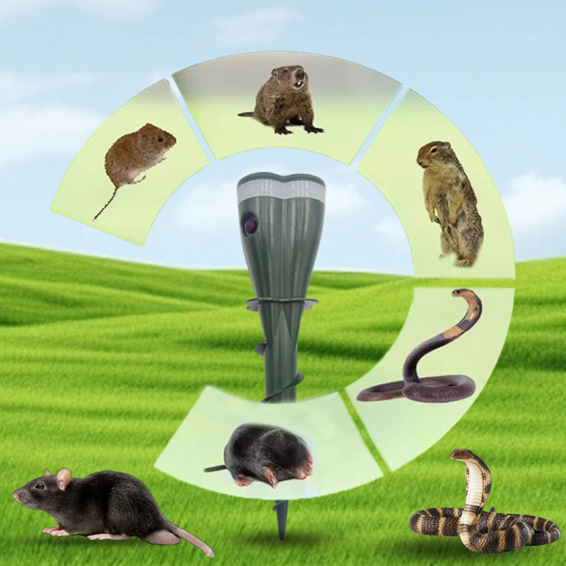 🐭50K+ SOLD!🌱40% OFF! 🚫Waterproof Solar Mole Deterrent