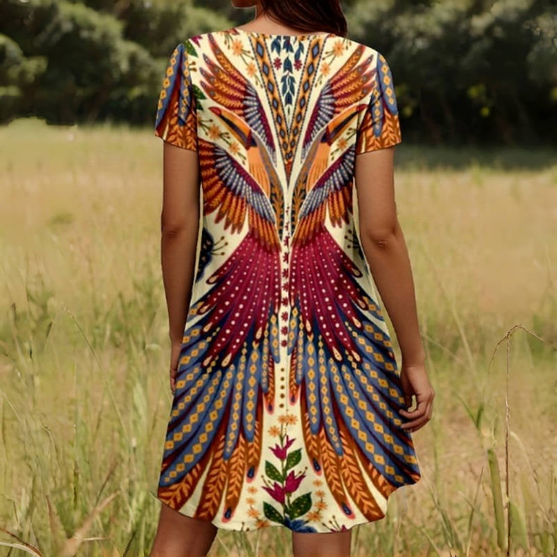 ✨Summer Hot Sale 49%OFF✨💃Women’s Floral Short Sleeve Dress🌸👗