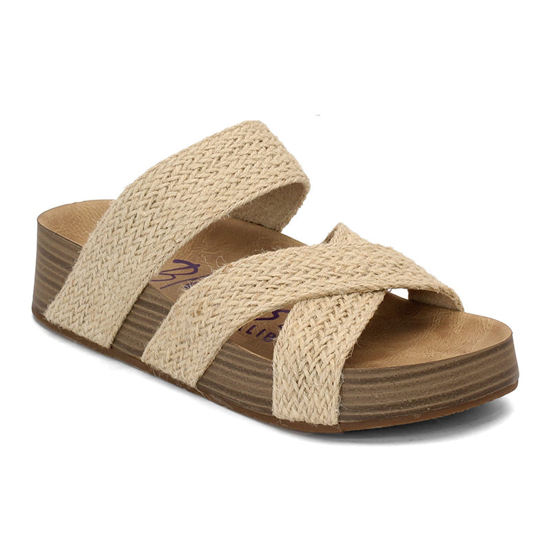 👡40% OFF NOW!🏖️Women's Criss-Cross Woven Strap Wedge Sandals – Comfortable, Stylish & Perfect for Summer Days