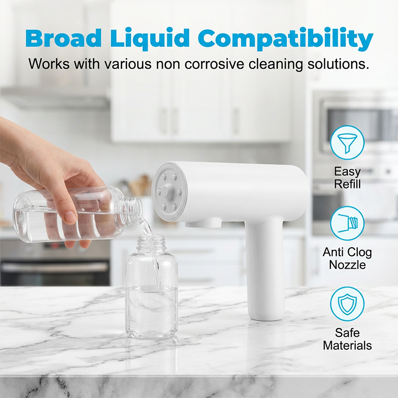 🔫 50% OFF NOW!✨ Cordless Nano Atomizer Disinfectant Gun – Blue Light & 3 Gears – Multi-Surface Sprayer 🛡️