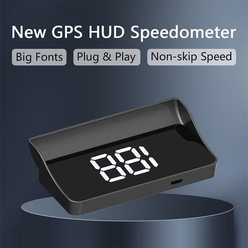 HUD Vehicle GPS Digital Speedometer