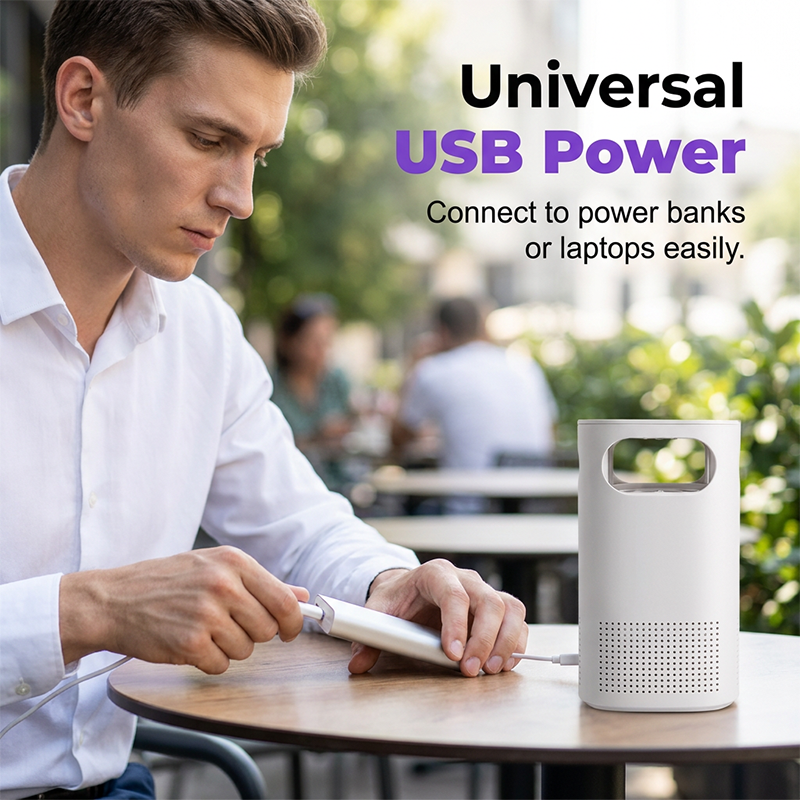 🦟 50% OFF USB LED Mosquito Killer Lamp | Quiet UV Bug Trap for Home & Bedroom