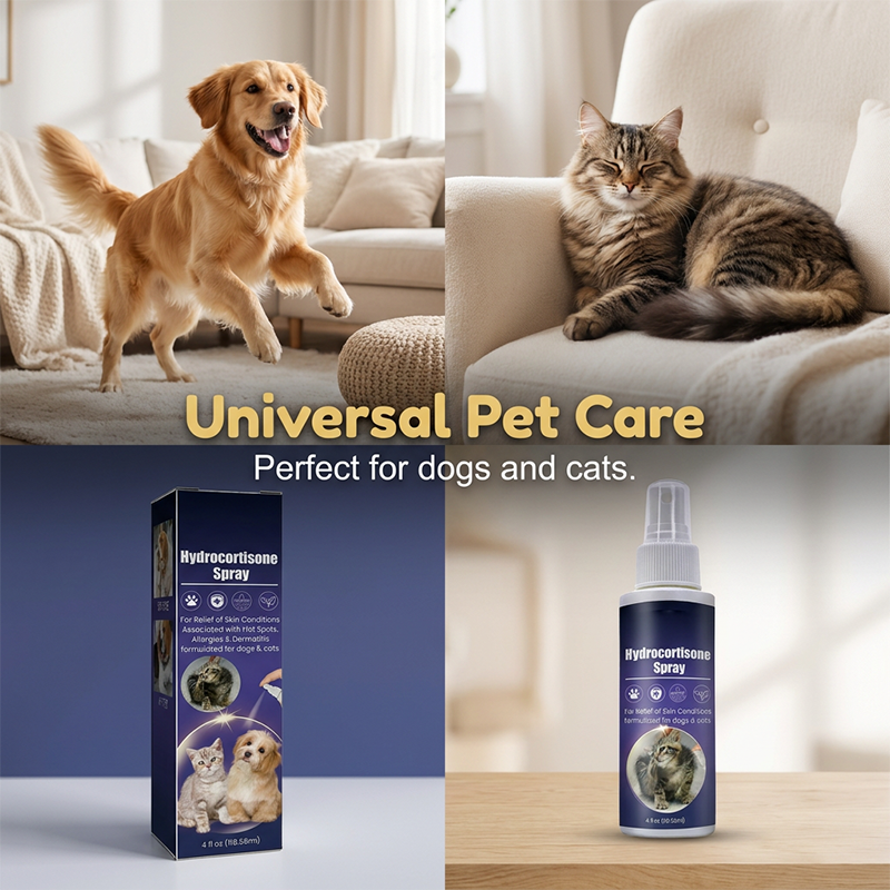 🐶 50% OFF Natural Flea & Tick Spray for Dogs & Cats | Gentle Itch Relief & Skin Care