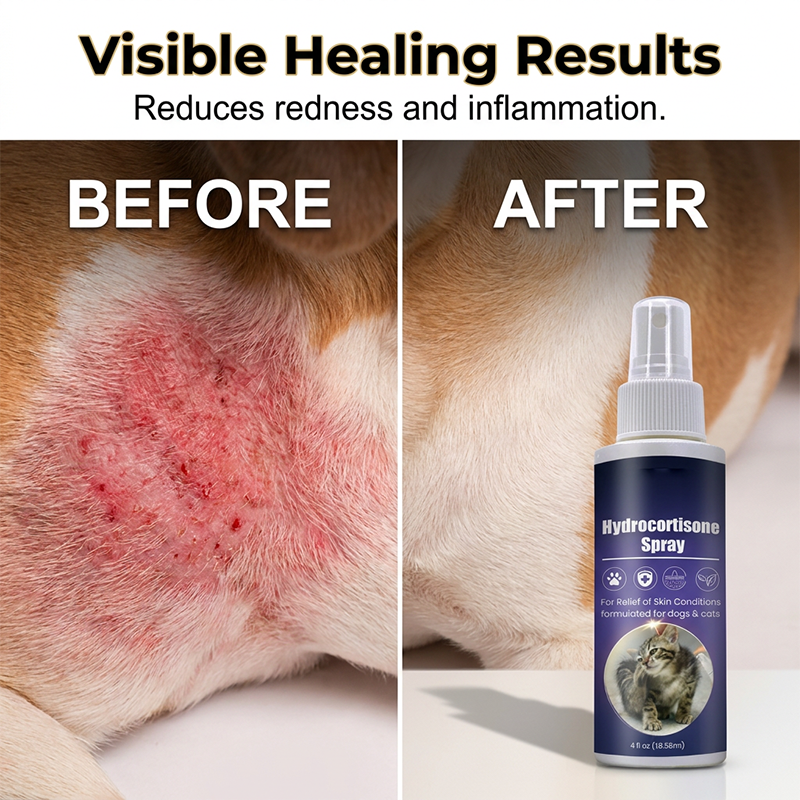 🐶 50% OFF Natural Flea & Tick Spray for Dogs & Cats | Gentle Itch Relief & Skin Care