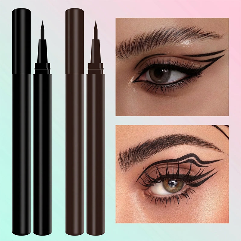 🥳2026 HOT SALE🥳💞50K+ SOLD!👁️💧 BUY 1 GET 1 FREE! Waterproof Liquid Eyeliner – Ultra‑fine tip, fast‑drying, 12H wear. No smudge, no fade. Gentle on eyes. 🖌️✨