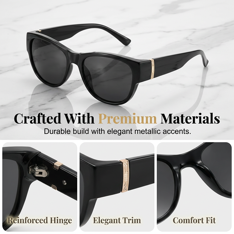 ☀️Big Sunglasses to Wear Over Glasses for Women